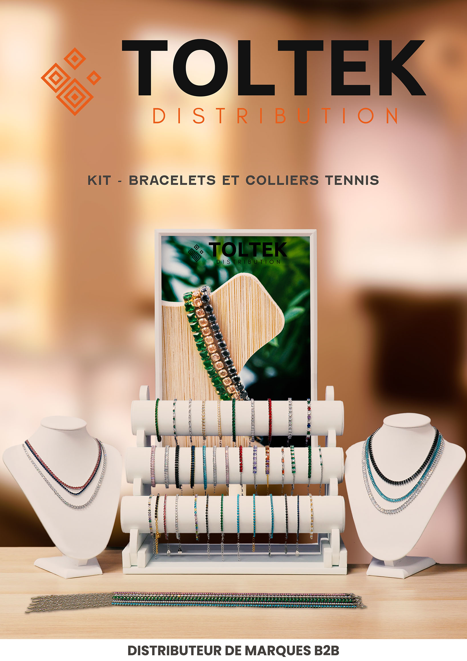 KIT - Bracelets et colliers rivi&egrave;res Toltek